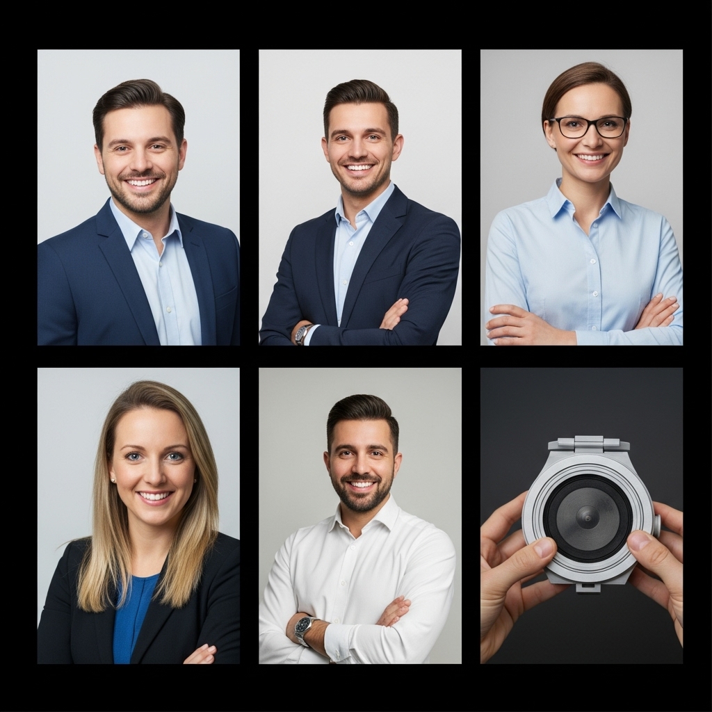 Professioneller Businessfotograf fotografiert junge Gründerin in moderner Büroumgebung – authentisches Businessporträt für Website und Branding