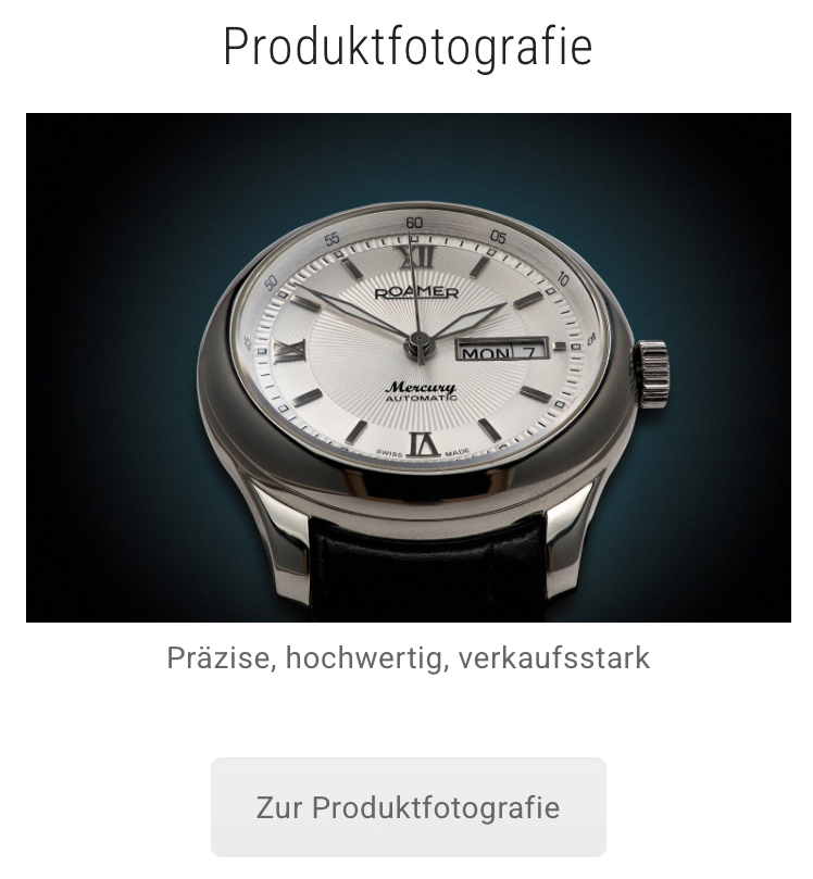 Produktfotografie einer Luxus-Armbanduhr in Mannheim – hochwertige Detailaufnahme für Werbung und E-Commerce.