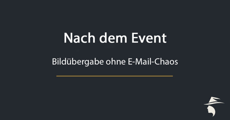 Bildübergabe nach dem Event für Mitarbeiterportraits im Unternehmen