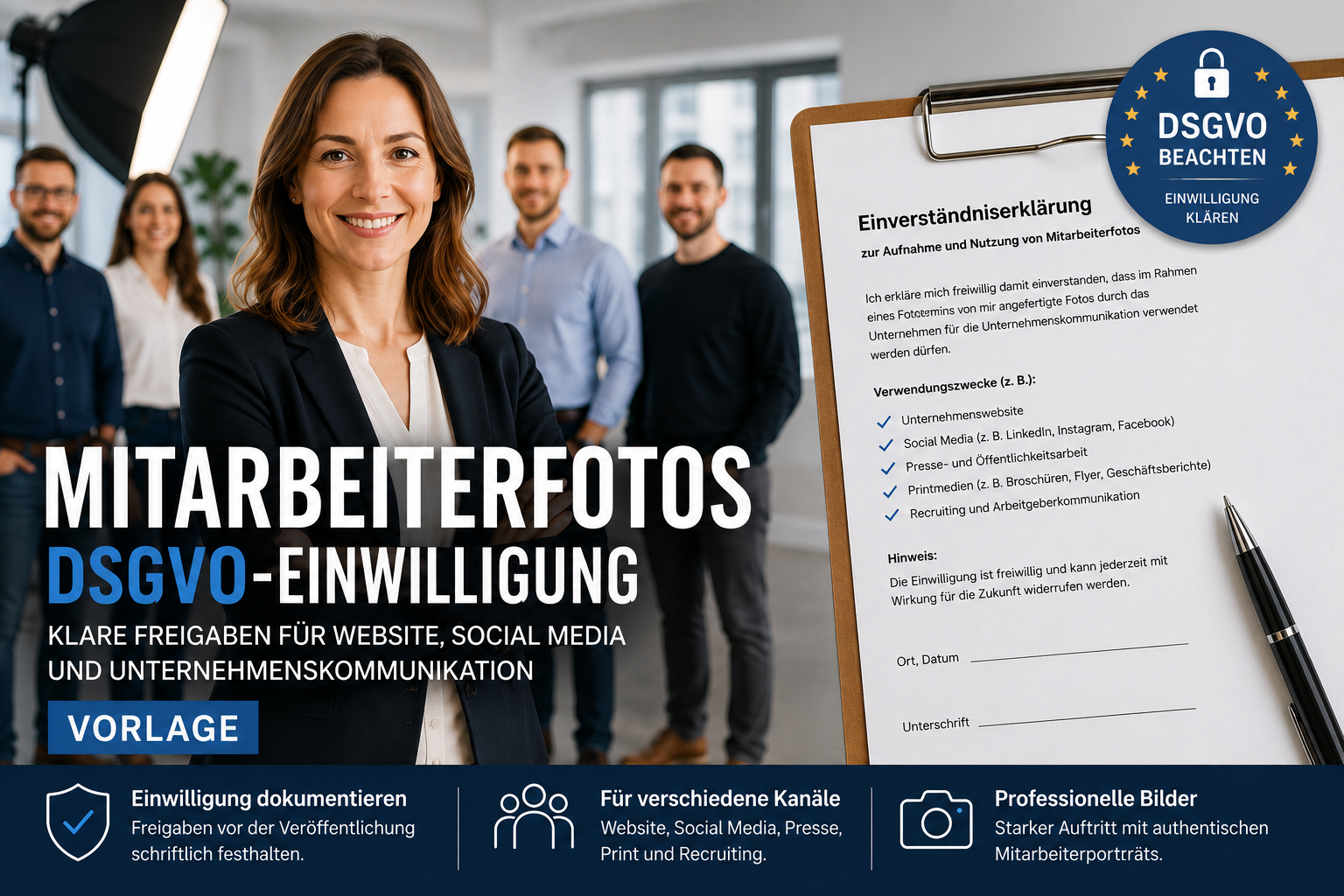 Mitarbeiterfotos DSGVO