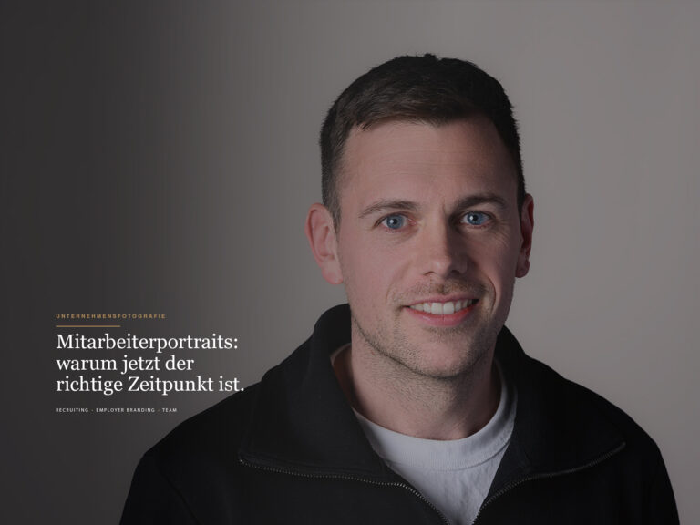 Retuschiertes Mitarbeiterfoto für Unternehmenskommunikation und Recruiting