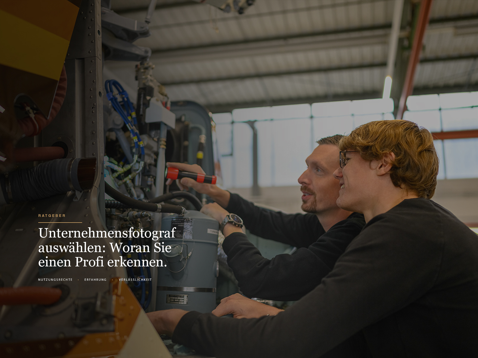 Unternehmensfotograf auswählen